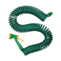 Coiled Garden Hose with Connector